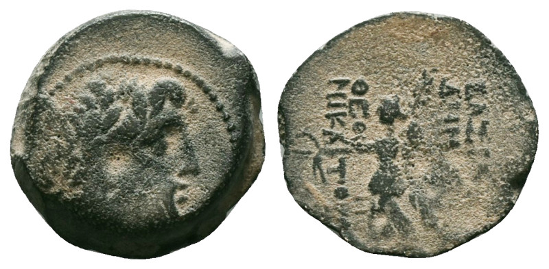 Greek Coins, 4th - 1st century B.C. AE
Reference :
Condition: Repatinated. Very ...