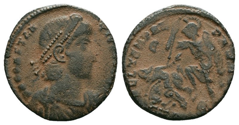 Constantius II. A.D. 337-361. AE
Reference :
Condition: Repatinated. Very Fine

...