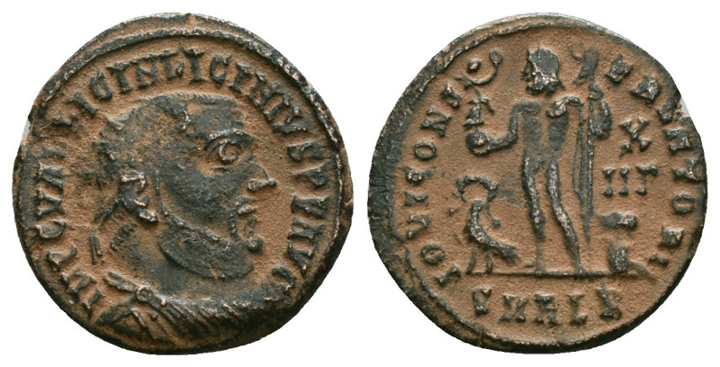 Licinius I. A.D. 308-324. AE follis
Reference :
Condition: Repatinated. Very F...