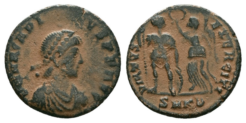 Arcadius, 383-408 AE. Antiochia circa 
Reference :
Condition: Repatinated. Very ...