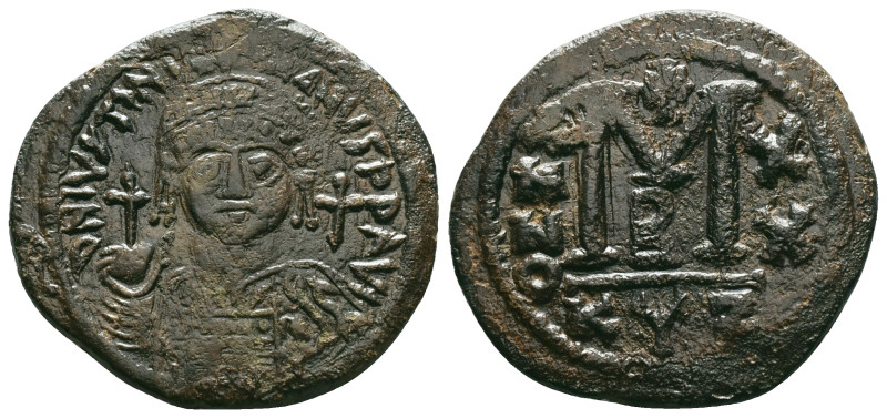 Maurice Tiberius. 582-602. Æ Follis 

Reference :
Condition: Very Fine

Weight: ...