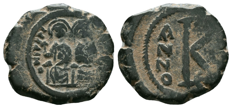 Byzantine Coins
Justin II with Sophia, (565-578 AD)

Reference :
Condition: ...