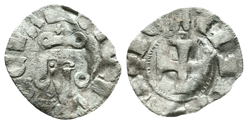 Crusaders Coins AR, Circa 1095 - 1271 AD,

Condition : Good very fine.

Weight:0...