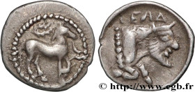 SICILY - GELA
Type : Litra 
Date : c. 465-450 AC. 
Mint name / Town : Sicile, Géla 
Metal : silver 
Diameter : 11,5  mm
Orientation dies : 11  h.
Weig...