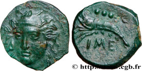 SICILY - HIMERA
Type : Hemilitron 
Date : c. 405 - 383/382 AC. 
Mint name / Town : Himère, Sicile 
Metal : copper 
Diameter : 14  mm
Orientation dies ...