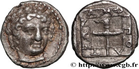 MACEDOINE - AMPHIPOLIS
Type : Hemidrachme 
Date : c. 370-369 AC. 
Mint name / Town : Amphipolis, Macédoine 
Metal : silver 
Diameter : 12,5  mm
Orient...
