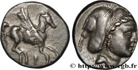 CORINTHIA - CORINTH
Type : Drachme  
Date : c. 345-307 AC. 
Mint name / Town : Corinthe, Corinthie 
Metal : silver 
Diameter : 13,5  mm
Orientation di...