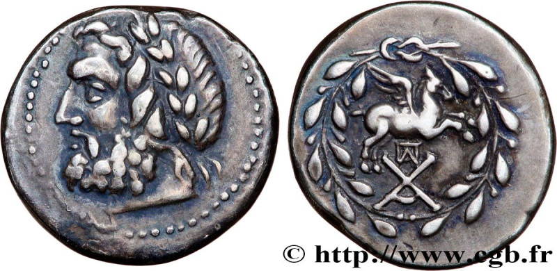 CORINTHIA - ACHAEAN LEAGUE - CORINTH
Type : Hemidrachme 
Date : c. 160-146 AC. 
...