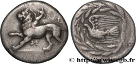 SIKYONA - SIKYON
Type : Statère 
Date : c. 360-330 AC. 
Mint name / Town : Sicyone, Sikyonie 
Metal : silver 
Diameter : 24,5  mm
Orientation dies : 5...