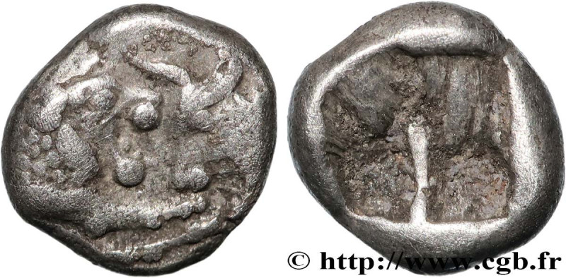LYDIA - LYDIAN KINGDOM - CROESUS
Type : Vingt-quatrième de statère 
Date : c. 55...