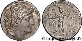 SYRIA - SELEUKID KINGDOM - ANTIOCHUS VIII GRYPUS
Type : Tétradrachme 
Date : c. 115-113 AC. 
Mint name / Town : Aké-Ptolémais,Phénicie 
Metal : silver...