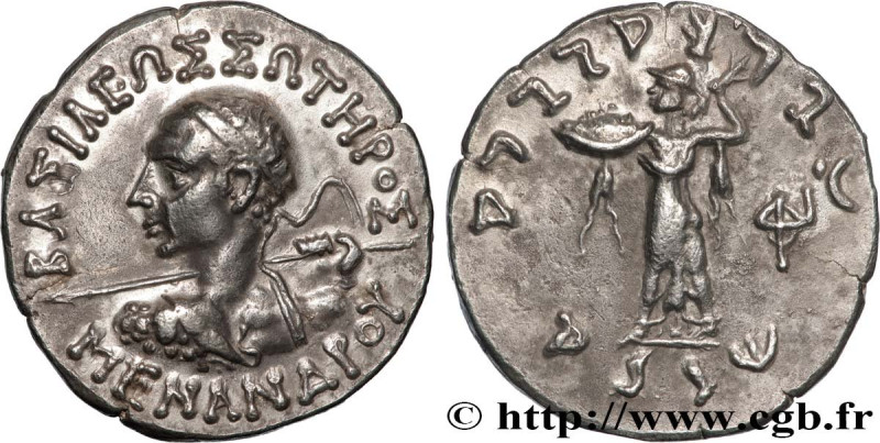 BACTRIA - BACTRIAN KINGDOM - MENANDER I SOTER
Type : Tetradrachme 
Date : c. 160...