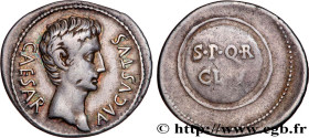 AUGUSTUS
Type : Denier 
Date : c. 19-18 AC. 
Mint name / Town : Espagne, atelier 1, Caesaraugusta 
Metal : silver 
Millesimal fineness : 950  ‰
Diamet...