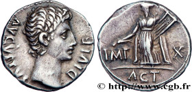 AUGUSTUS
Type : Denier 
Date : 15 AC. 
Mint name / Town : Lyon  
Metal : silver 
Millesimal fineness : 950  ‰
Diameter : 18  mm
Orientation dies : 6  ...