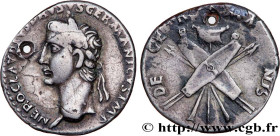 NERO DRUSUS
Type : Denier 
Date : c. 41-42 
Mint name / Town : Rome 
Metal : silver 
Millesimal fineness : 950  ‰
Diameter : 18,5  mm
Orientation dies...