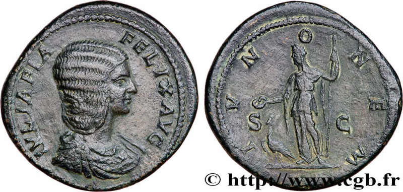 JULIA DOMNA
Type : Sesterce 
Date : 213 
Mint name / Town : Rome 
Metal : copper...