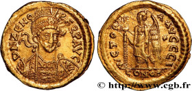 ZENO
Type : Solidus 
Date : c. 476-491 
Mint name / Town : Constantinople 
Metal : gold 
Diameter : 19  mm
Orientation dies : 7  h.
Weight : 4,43  g.
...