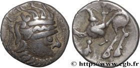 DANUBIAN CELTS - HUNGARY
Type : Drachme du “type Kapostal, kleingeld” 
Date : c. Ier siècle AC. 
Metal : silver 
Diameter : 14  mm
Orientation dies : ...