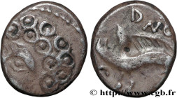 GALLIA BELGICA - SEQUANI (Area of Besançon)
Type : Denier DNO - du type SEQVANOIOTVOS 
Date : c. 57-50 AC. 
Metal : silver 
Diameter : 12,5  mm
Orient...