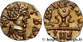 MEROVINGIAN COINAGE - BANASSAC (BANNACIACO) - Lozere
Type : Triens 
Date : c. 620-640 
Date : n.d. 
Mint name / Town : Banassac (48) 
Metal : gold 
Di...