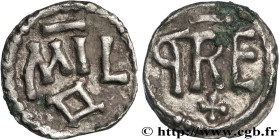 TRÉVE (GERMANY) - BISHOP DE TRÈVE - MILON
Type : Obole 
Date : c. 740/750 
Date : n.d. 
Mint name / Town : Trèves 
Metal : silver 
Diameter : 12  mm
O...