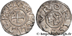 CHARLEMAGNE
Type : Denier 
Date : c. 768-781 
Date : n.d. 
Mint name / Town : Tours  
Metal : silver 
Diameter : 19,5  mm
Orientation dies : 4  h.
Wei...