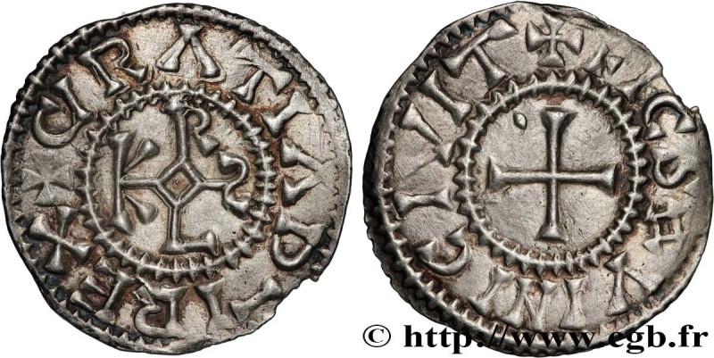 CHARLES II LE CHAUVE / THE BALD
Type : Denier 
Date : circa 864-875 
Date : n.d....