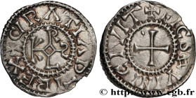 CHARLES II LE CHAUVE / THE BALD
Type : Denier 
Date : circa 864-875 
Date : n.d. 
Mint name / Town : Lisieux 
Metal : silver 
Diameter : 20,5  mm
Orie...