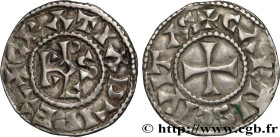 RUDOLPH
Type : Denier 
Date : c. 864-875 
Date : s.d. 
Mint name / Town : Chartres 
Metal : silver 
Diameter : 19,5  mm
Orientation dies : 12  h.
Weig...