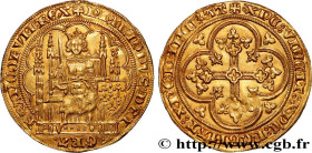 PHILIP VI OF VALOIS
Type : Écu d'or à la chaise 
Date : 01/01/1337 
Date : n.d. 
Metal : gold 
Millesimal fineness : 1000  ‰
Diameter : 28,5  mm
Orien...