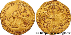 JOHN II "THE GOOD"
Type : Franc à cheval 
Date : 05/12/1360 
Date : n.d. 
Metal : gold 
Millesimal fineness : 1000  ‰
Diameter : 28  mm
Orientation di...