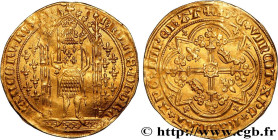 CHARLES V LE SAGE / THE WISE
Type : Franc à pied 
Date : 20/04/1365 
Date : n.d. 
Mint name / Town : s.l. 
Metal : gold 
Millesimal fineness : 1000  ‰...