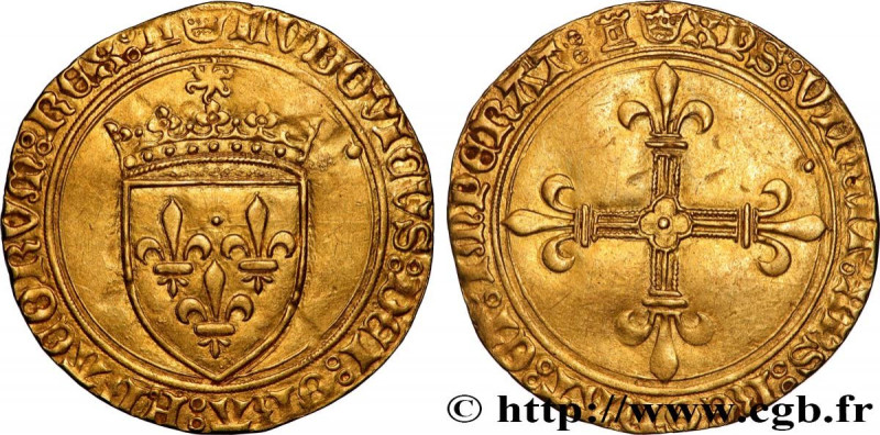 LOUIS XI THE "PRUDENT"
Type : Écu d'or au soleil 
Date : 02/11/1475 
Date : n.d....