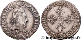 HENRY III
Type : Franc au col fraisé 
Date : 1582 
Mint name / Town : Toulouse 
Metal : silver 
Millesimal fineness : 833  ‰
Diameter : 35,5  mm
Orien...