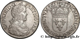 LOUIS XIV "THE SUN KING"
Type : Écu, portrait à la mèche longue 
Date : 1653 
Mint name / Town : Paris 
Quantity minted : 657840 
Metal : silver 
Mill...