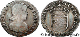 LOUIS XIV "THE SUN KING"
Type : Douzième d'écu de Navarre, portrait à la mèche longue 
Date : 1652 
Mint name / Town : Saint-Palais 
Metal : silver 
M...