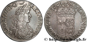 LOUIS XIV "THE SUN KING"
Type : Écu de Béarn, portrait apollinien 
Date : 1664 
Mint name / Town : Pau 
Metal : silver 
Millesimal fineness : 917  ‰
D...