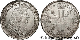 LOUIS XIV "THE SUN KING"
Type : Écu aux huit L, 1er type 
Date : 1691 
Mint name / Town : Rennes 
Metal : silver 
Millesimal fineness : 917  ‰
Diamete...