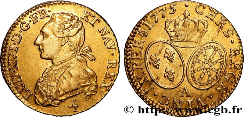 LOUIS XVI
Type : Louis d’or aux écus ovales 
Date : 1775 
Mint name / Town : Par...