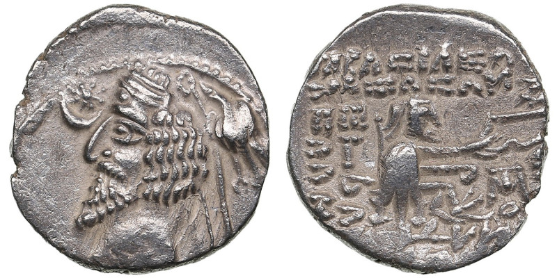 Parthia (Mithradatkart) AR Drachm – Phraates IV (c. 38/7-2 BC)
3.87g. 20mm. XF+/...