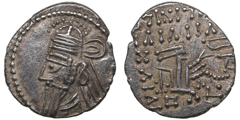 Parthia (Ekbatana) AR Drachm – Osroes II (c. AD 190-208)
3.52g. 20mm. XF+/XF+.Ob...