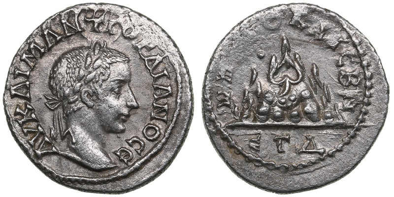 Roman Cappadocia (Caesarea) AR Drachm RY 4 (240/41 AD) – Gordian III (238-244 AD...