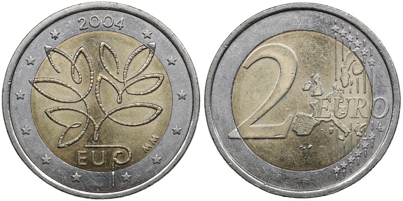 Finland 2 Euro 2004 - Enlargement of the European Union
8.40g. From circulation....