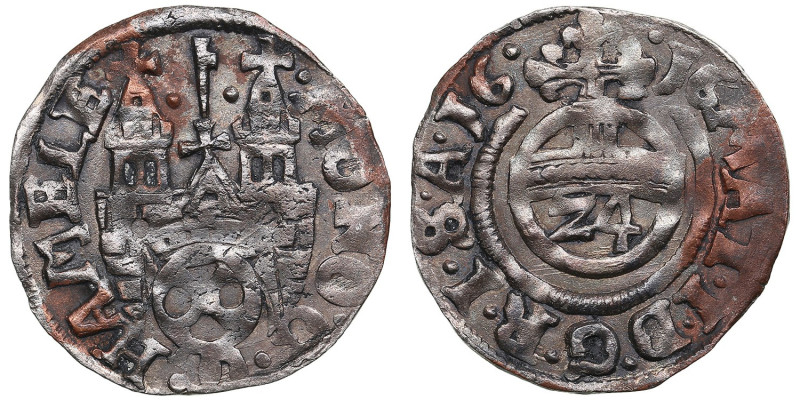 German States, City of Hameln AR Groshen (1⁄24 Thaler) 1616
1.29g. AU/XF.With th...