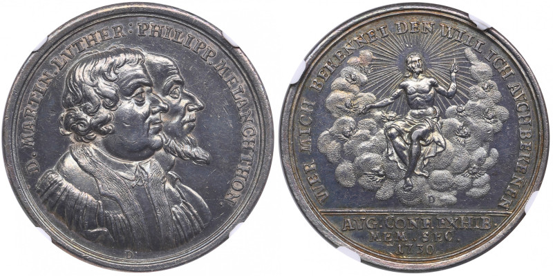 Germany (Nurnberg) Silver Medal 1730 - 200th Anniversary of the Augsburg Confess...