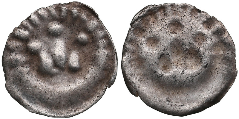 Reval (Denmark) AR Pfennig (Crown Bracteate) - Anonymous (1265-1332)
0.12g. VF. ...