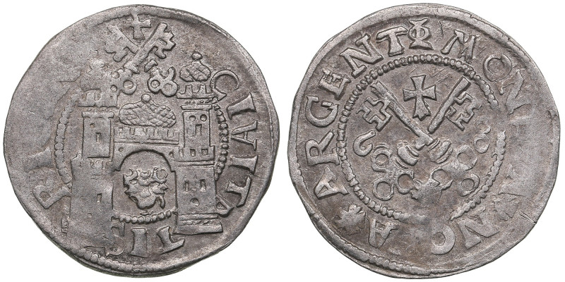 Riga Free City (Poland) Ferding 1568
2.72g. AU/XF. Some mint luster. Haljak 900....