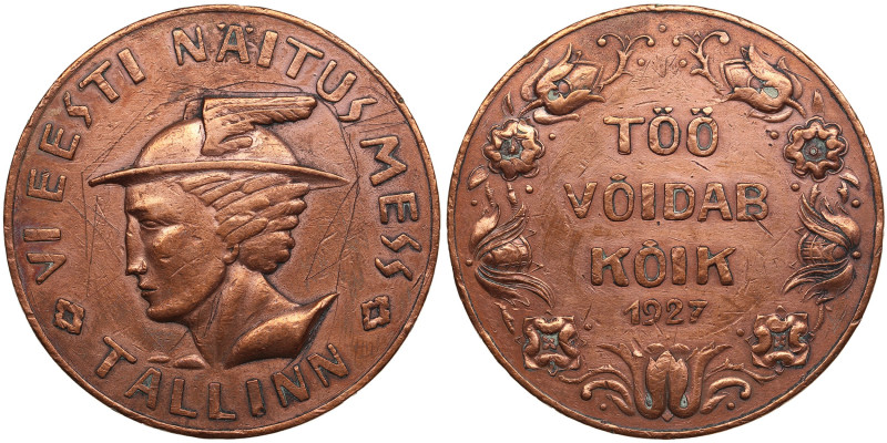 Estonia Small Award Bronze Medal 1927 - The 6th Industrial fair in Tallinn
31.46...