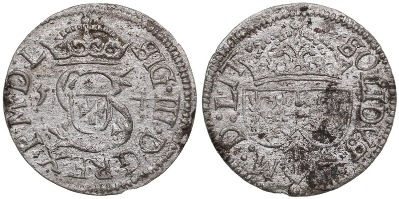 Lithuania, Vilnius (Poland) Solidus 1614 - Sigismund III (1587-1632)
0.67g. XF/X...