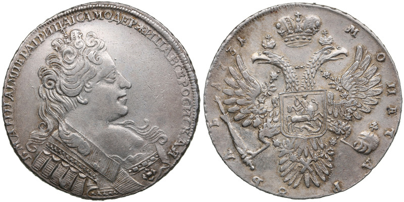 Russia Rouble 1731 - Anna Ioannovna (1730-1740)
24.73g. AU/UNC. An attractive ex...